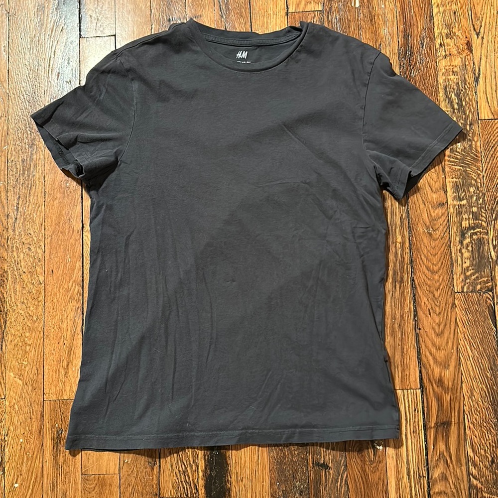 H&M Casual Fit T-shirt - Medium, Gray
